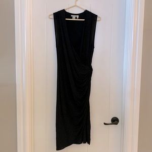 H&M side rouched dress